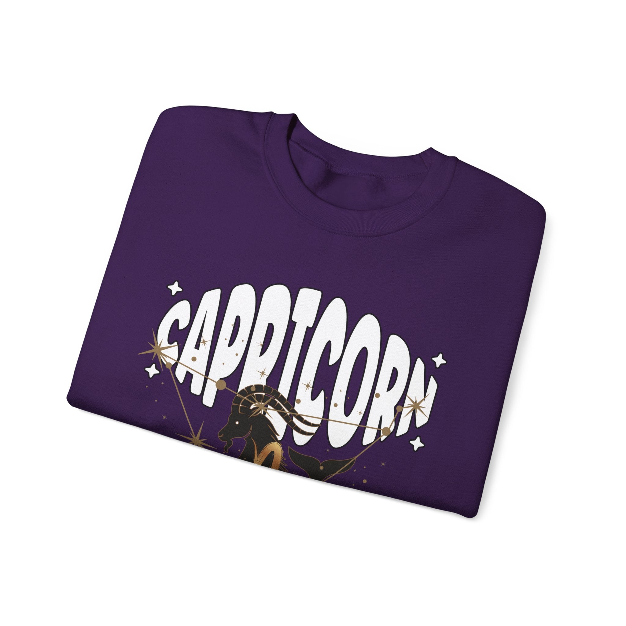 Capricorn Zodiac Casual Unisex Crewneck Sweatshirt